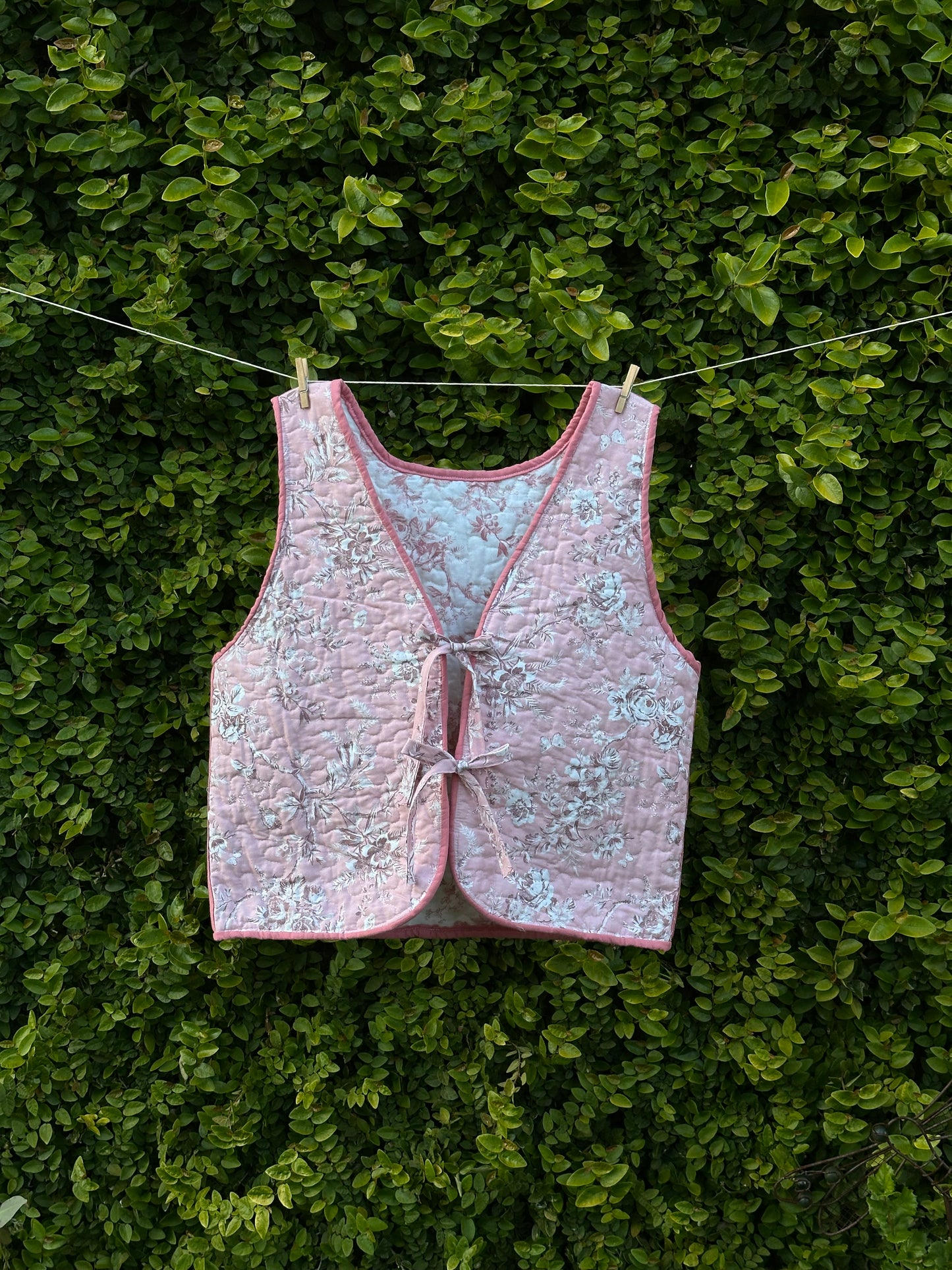 "Blossom" Vest reversible