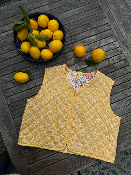 "Sunny Day" Vest reversible