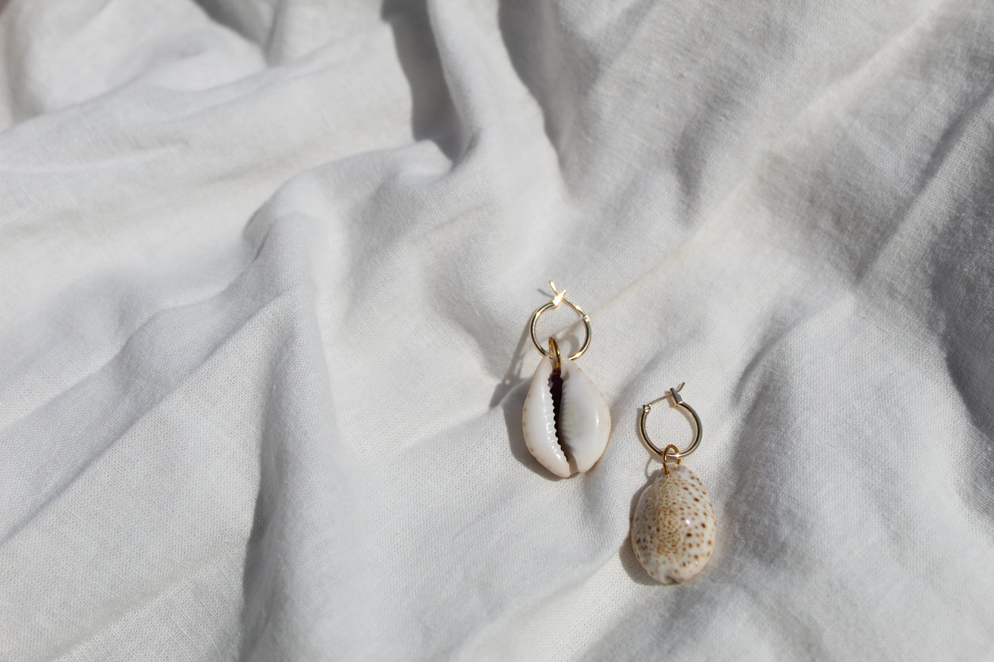 Earrings "Lynx Cowrie"