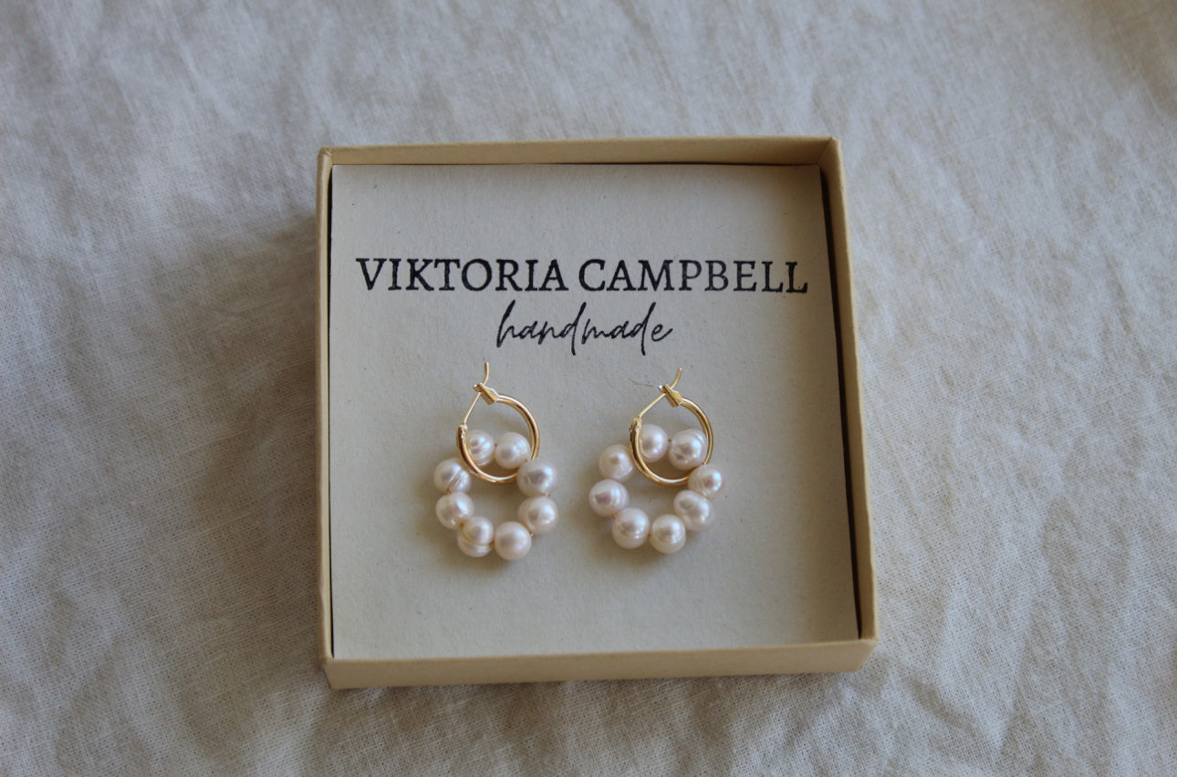 Earrings "Pearl Elegance"